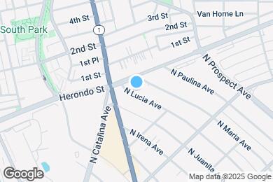 Map image of the property - 834 N Lucia Ave