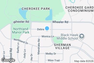 Map image of the property - 1121 Debra Ln