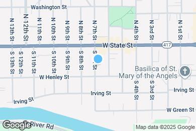 Map image of the property - 125 S 7th St