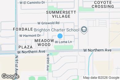 Map image of the property - 8818 W Loma Ln
