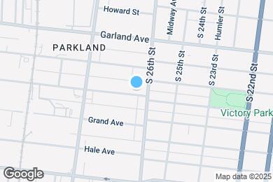 Map image of the property - 2615 Greenwood Ave