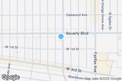 Map image of the property - 129 N Crescent Heights Blvd
