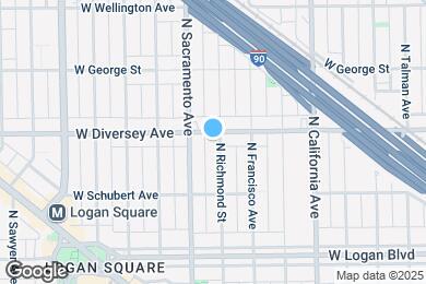 Map image of the property - 2752 N Richmond St