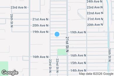 Map image of the property - 2206 18th Ave N