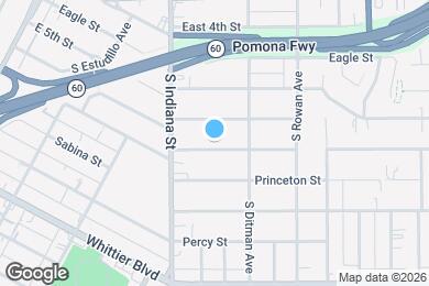 Map image of the property - 3751 E 6th St