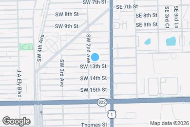 Map image of the property - 48 SW 13th St