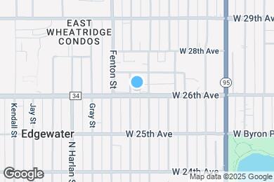 Map image of the property - 5663 W 26th Ave