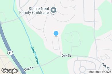 Map image of the property - 1147 Oak Hollow Ln