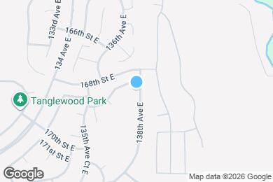 Map image of the property - 16812 138th Ave E
