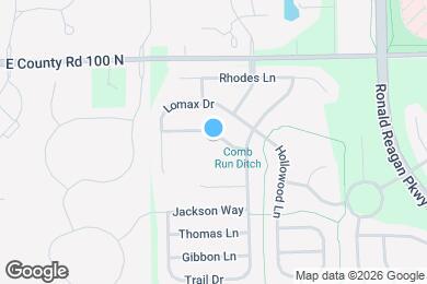 Map image of the property - 9741 Stonewall Ln