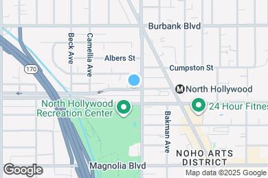 Map image of the property - 11407 Chandler Blvd