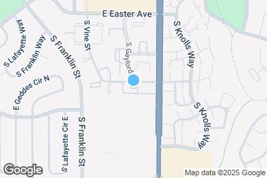 Map image of the property - 2260 E Geddes Ave