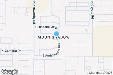 Map image of the property - 2142 E Friesian Dr