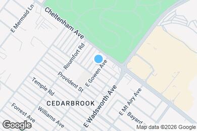 Map image of the property - 1615 E Gowen Ave