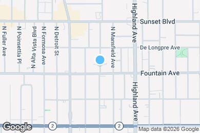 Map image of the property - 1325 N Orange Dr