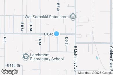 Map image of the property - 8408 E F St