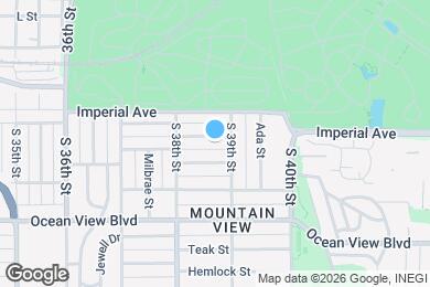 Map image of the property - 3871 Superba St