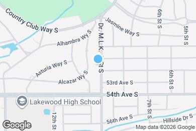 Map image of the property - 5121 Dr Martin Luther King Jr St S