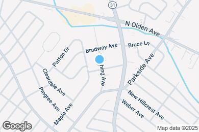 Map image of the property - 19 Pershing Ave