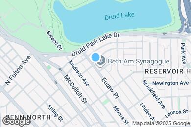 Map image of the property - 2511 Eutaw Pl