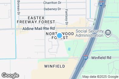 Map image of the property - 12206 Northwood Forest Dr