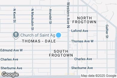 Map image of the property - 415 Thomas Ave