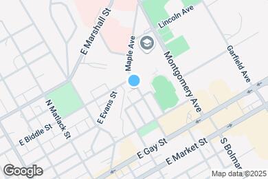 Map image of the property - 320 N Penn St