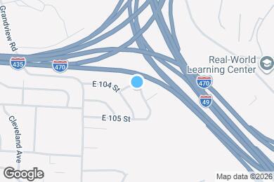 Map image of the property - 4501 E 104 St