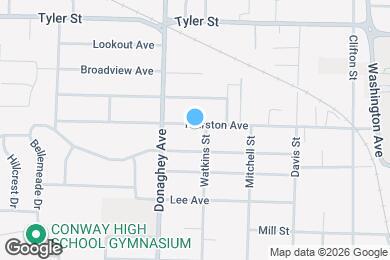Map image of the property - 2017 Hairston St