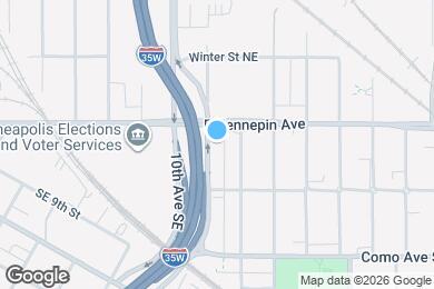 Map image of the property - 1102 11th Ave SE
