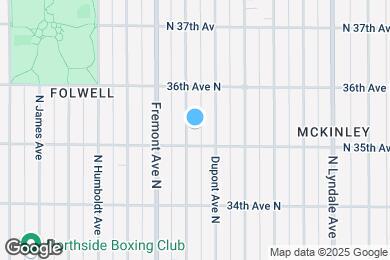 Map image of the property - 3514 Emerson Ave N