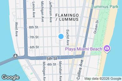 Map image of the property - 659 Meridian Ave