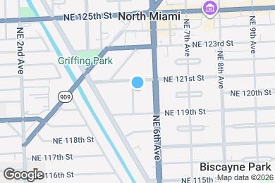 Map image of the property - 12025 NE 5th Ave