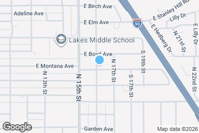 Map image of the property - 1601 E Montana Ave