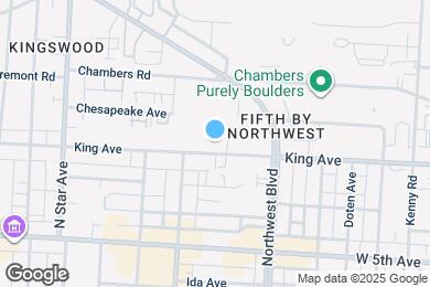 Map image of the property - 1350 King Ave