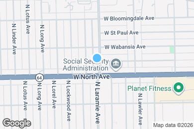 Map image of the property - 1620 N Laramie Ave