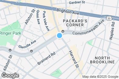 Map image of the property - 1236 Commonwealth Ave
