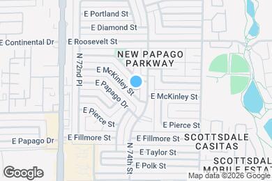 Map image of the property - 7358 E McKinley St