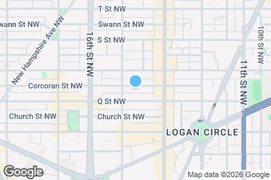Map image of the property - 1442 Corcoran St NW
