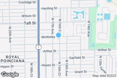 Map image of the property - 1628 McKinley St