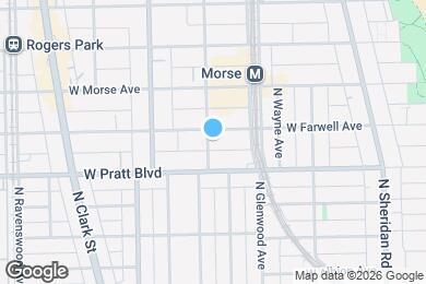 Map image of the property - 6831 N Greenview Ave