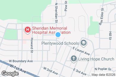 Map image of the property - 138 W Laurel Ave