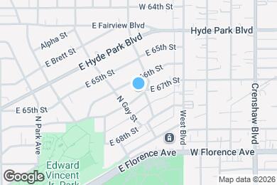 Map image of the property - 1023 E 67th St