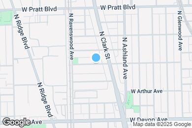 Map image of the property - 1712 W Albion Ave