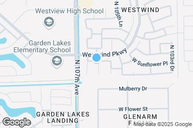 Map image of the property - 10653 W Poinsettia Dr