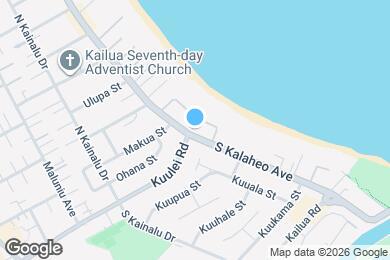 Map image of the property - 4 S Kalaheo Ave