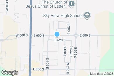 Map image of the property - 145 E 620 S