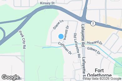 Map image of the property - 1945 Barrett Dr