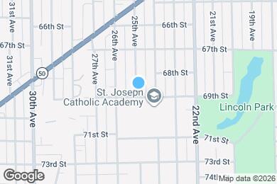 Map image of the property - 6827 25th Ave