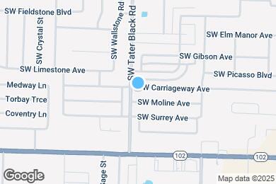 Map image of the property - 4005 SW Carriageway Ave
